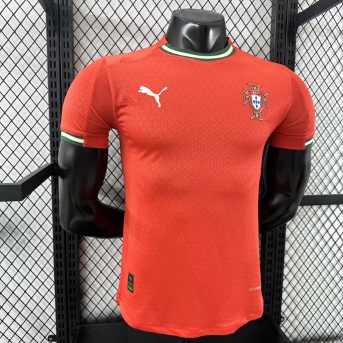 Player Version 2025/26 Portugal Home Orange Thailand Soccer Jersey AAA-MY/416/703