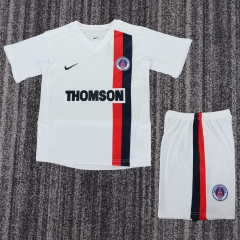 02/03 Retro Version Paris SG Away White Kids/Youth Soccer Uniform-811