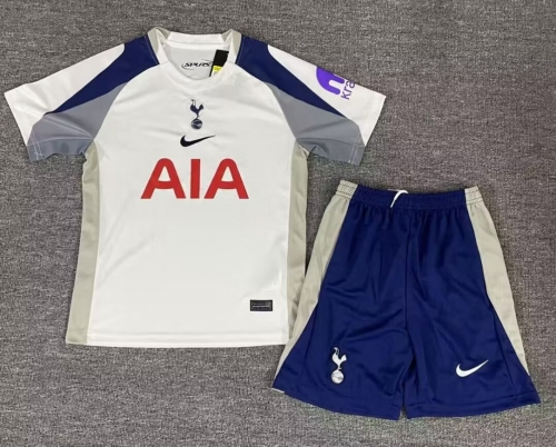 Kids 2025/26 Tottenham Hotspur Home White Kids/Youth Soccer Uniform-123/522/507