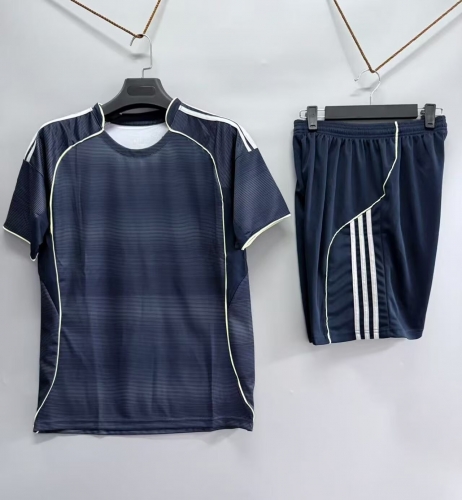 Customize 2025/26 Tottenham Hotspur Real Madrid Away Black Soccer Uniform-DN