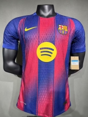 Player Version 2025/26 Barcelona Home Red & Blue Thailand Soccer Jerseys AAA-703/MY