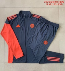 2025/26 Bayern Münche Dark Gray Soccer Jacket Uniform-815