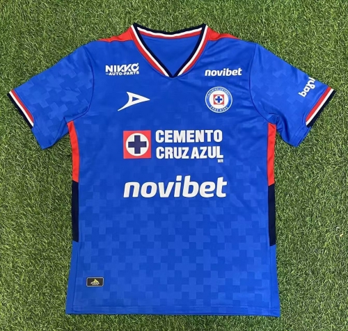 2025/26 Cruz Azul Home Blue Thailand Soccer Jersey AAA-416/705