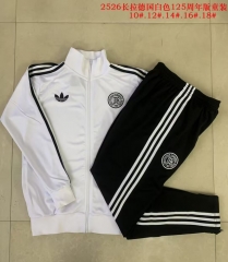 125th Version 2025/26 Germany White Kids/Youth Soccer Jacket Uniform-815