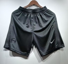 17/18 Retro Version Paris SG 2nd Away Black Thailand Soccer Shorts-301