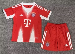 2025/26 Bayern München Home Red Youth/Kids Soccer Uniform-123/812/522