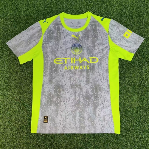 2025/26 Manchester City Gray Thailand Soccer Training Jerseys-416
