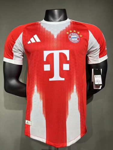 Player Version 2025-26 Bayern München Home Red Thailand Soccer Jersey AAA-XY/308/703