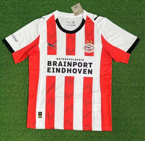 2025/26 PSV Eindhoven Home Red & White Soccer Jersey AAA-47/320/416/417