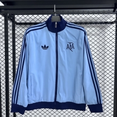 2025-26 Argentina Blue Windbreaker Hoodies Top-47