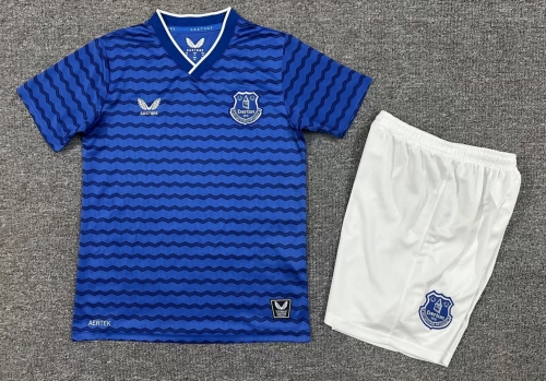 Kids 2025/26 Everton Home Blue Kids/Youth Soccer Uniform-1040/208/522
