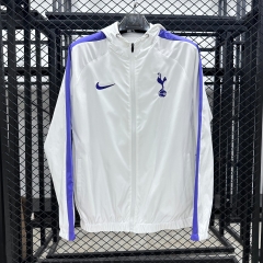 2025/26 Tottenham Hotspur White Windbreaker Hoodies Top-47