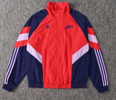 2025-26 Retro Arsenal Red & Blue Windbreaker Hoodies Top-47