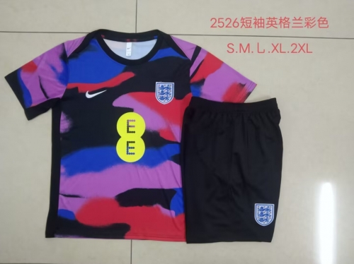 2025/26 England Color Thailand Soccer Tracksuit Uniform-815