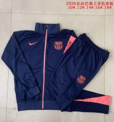 Kids 2025/26 Barcelona Cyan Kids/Youth Jacket Unifom-815