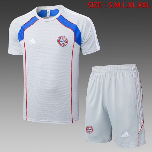 2025-26 Bayern München Light Gray Thailand Soccer Uniform-815