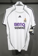 Player Retro Version 06-07 Real Madrid Home White Thailand Soccer Jersey AAA-703