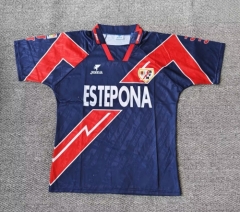 95/96 Retro Version Rayo Vallecano Away Royal Blue Thailand Soccer Jersey AAA-301