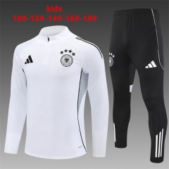 Kids 2025/26 Germany White Kids/Youth Trackusit Uniform-801/815