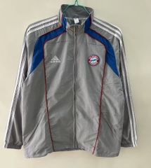 2025-26 Bayern Münche Gray Windbreaker Hoodies Top-XH