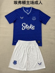 2025/26 Everton Home Blue Soccer Uniform-208