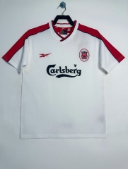 98/99 Retro Version Liverpool Away White Thailand Soccer Jersey AAA-811