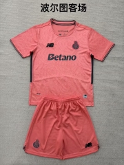 2025/26 Porto Away Pink Soccer Uniform-208