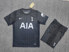 2025/26 Tottenham Hotspur Away Black Soccer Uniform-315/302