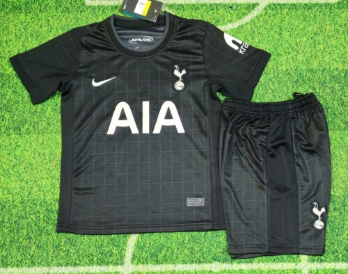 Kids 2025/26 Tottenham Hotspur Away Black Kids/Youth Soccer Uniform-812/123/522