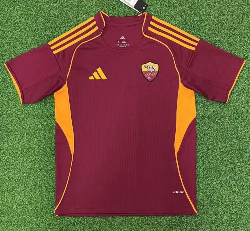 2025/26 Roma Home Red Thailand Soccer Jersey AAA-416/320