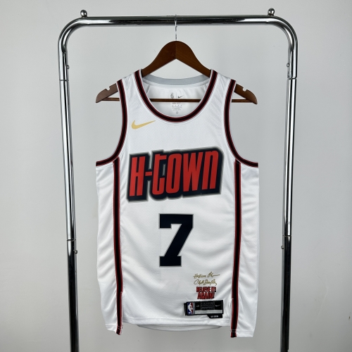 2025 City Version Houston Rockets White NBA #7 Jersey-311