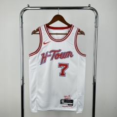 2024 City Version Houston Rockets White NBA #7 Jersey-311