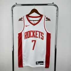 2023 Season Houston Rockets White NBA #7 Jersey-311