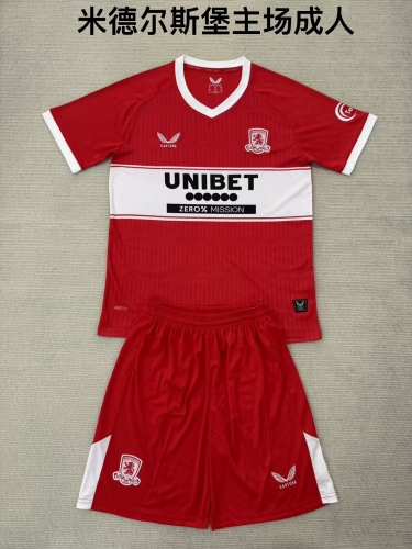 2025/26 Middlesbrough Home Red Soccer Uniform-208