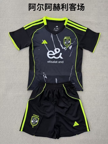 2025/26 Al Ahly SC Away Black Soccer Uniform-208