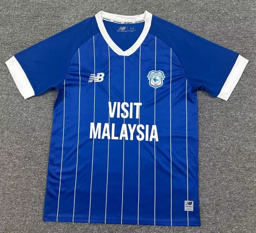 2025/26 Cardiff City Home Blue Thailand Soccer Jersey AAA-1040