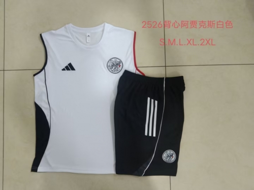 2025/26 Ajax White Thailand Tracksuit Vest Set-815