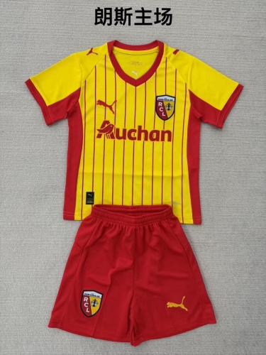 2025/26 RC Lens Home Yellow Soccer Uniform AAA-208