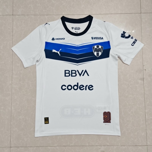 2025/26 Monterrey Away White Thailand Soccer Jersey AAA-07