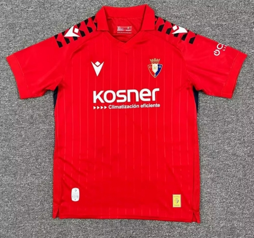 2025/26 CA Osasuna Home Red Thailand Soccer Jersey AAA-1040/301/416