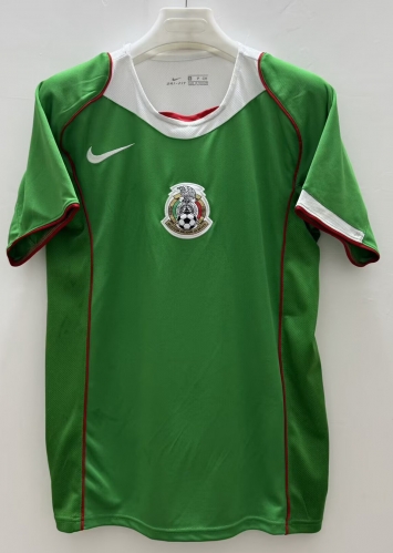 04/05 Retro Version Mexico Home Green Thailand Soccer Jersey AAA-410