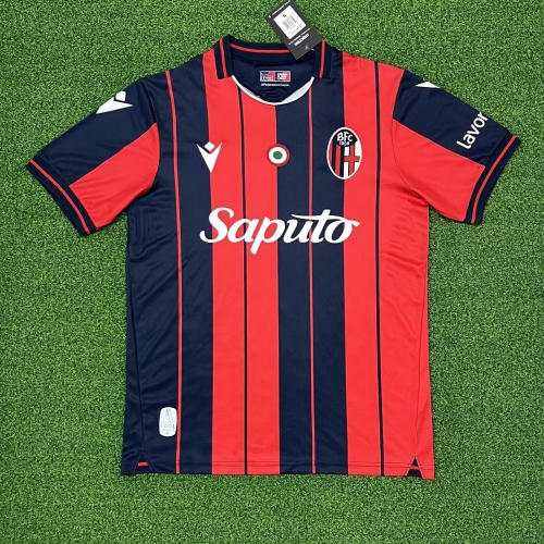 2025/26 Bologna FC 1909 Home Black & Red Thailand Soccer Jersey AAA-320/417