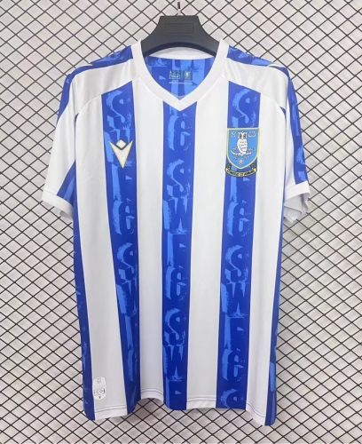 2025/26 Sheffield Home Blue & White Thailand Soccer Jersey AAA-95