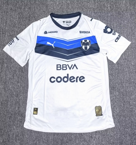 Player Version 2025/26 Monterrey Away White Thailand Soccer Jersey AAA-912