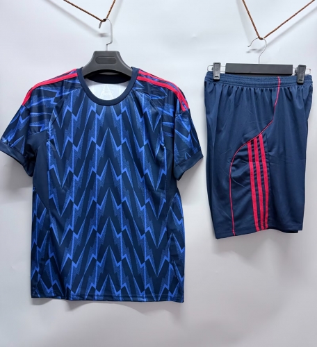 Customize 2025/26 Arsenal Away Blue Soccer Uniform-DN