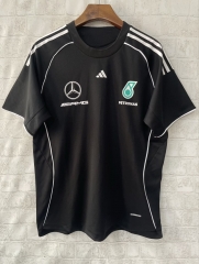 2025 Mercedes Benz Black Formula One Racing Shirts-805