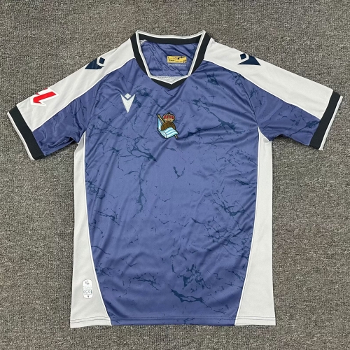 2025/26 Real Sociedad Away Royal Blue Thailand Soccer Jersey AAA-1040/522