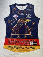 2025 AFL Crows Red & Blue Thailand Rugby Shirts-805