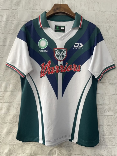 2025 Warriors  White & Blue Rugby Shirts-805