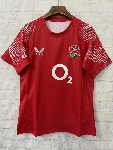 2025 England Red Thailand Rugby Shirts-805